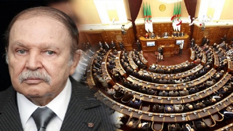 صورة مناشدة الرئيس للترشح لعهدة خامسة