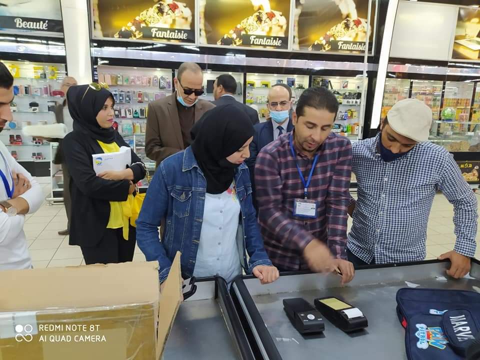 صورة مجهودات قطاع البريد و المواصلات السلكية واللاسلكية لتعميم استعمال وسائل الدفع الالكتروني على المستوى المحلي