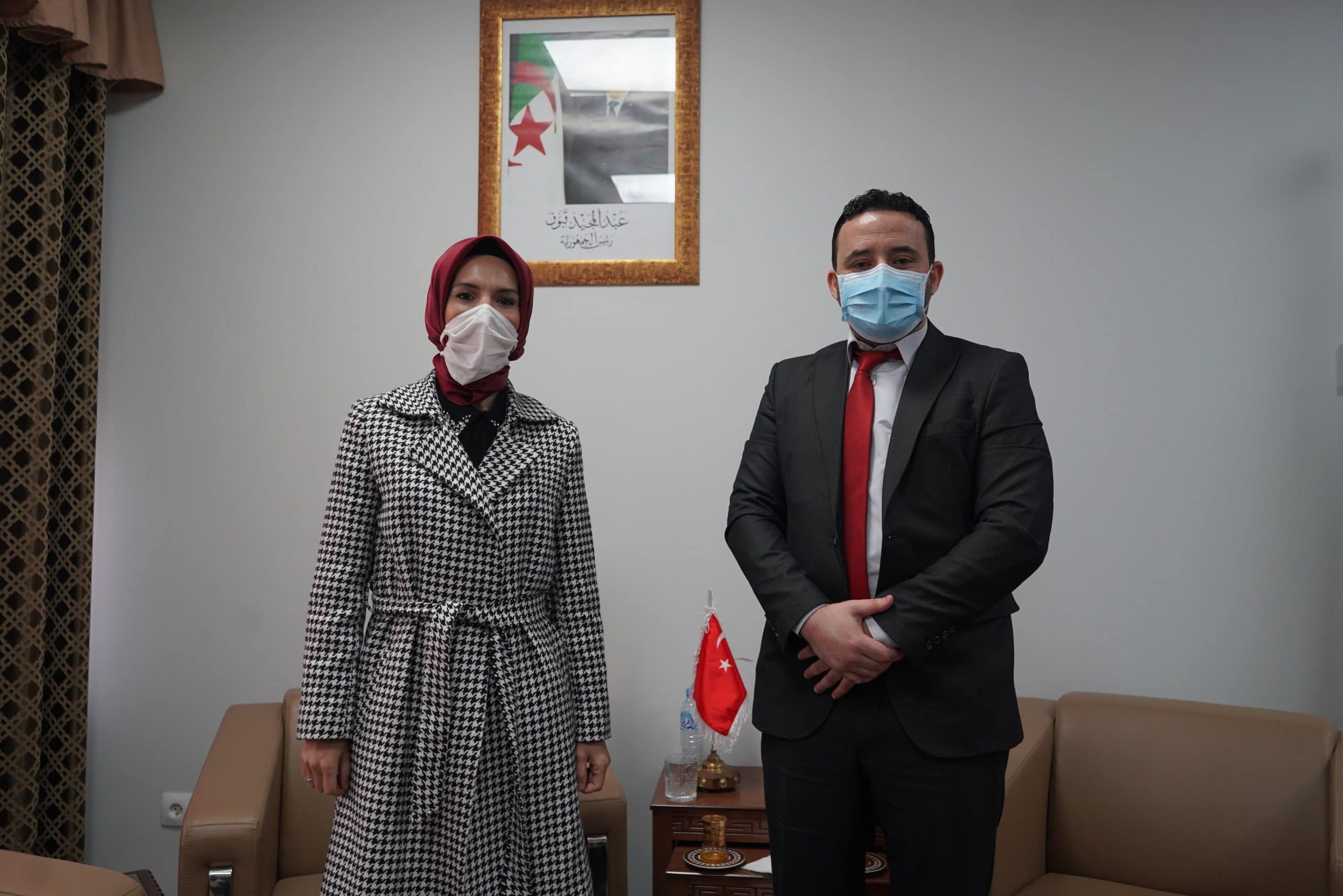 صورة يستقبل ماهينور أوزديمير غوكطاش سفيرة جمهورية تركيا بالجزائر