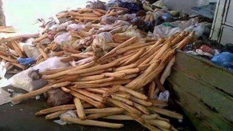 صورة تبذير أزيد من مليون كلغ من مادة الخبز منذ بداية شهر رمضان