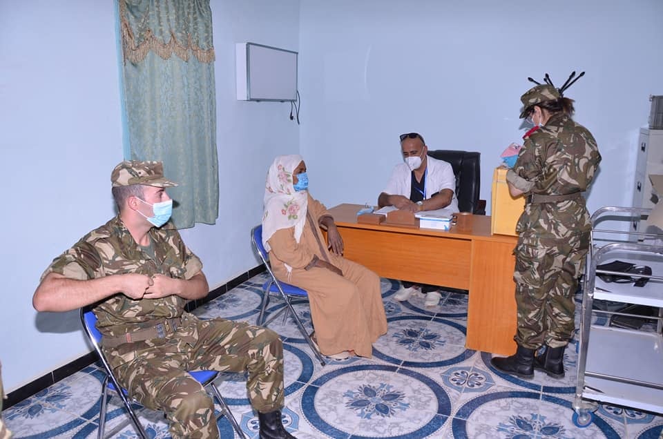صورة مصالح الصحة العسكرية تشارك في الحملة الوطنية للتلقيح