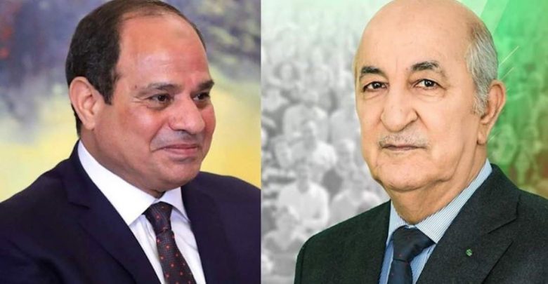 صورة الرئيس تبون يوجه دعوة المشاركة في القمة العربية بالجزائر لنظيره المصري