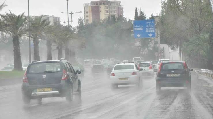 صورة أمطار رعدية ورياح قوية على هذه الولايات اليوم
