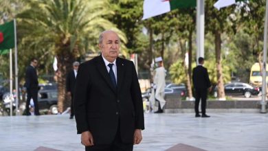 صورة رئيس الجمهورية  يبعث رسالة بمناسبة إحياء الذكرى الـ62 لعيد النصر
