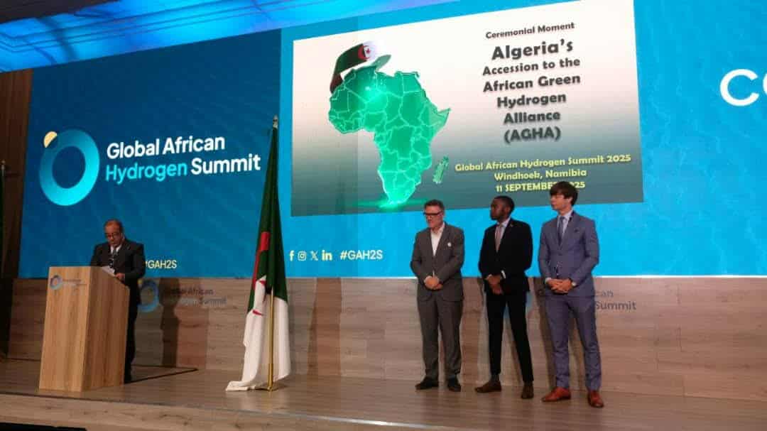 الجزائر تنضم رسميا للتحالف الأفريقي للهيدروجين الأخضر